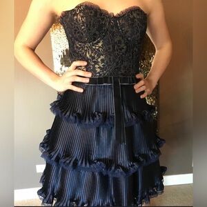 Betsey Johnson Womens Size 8 Strapless Dress